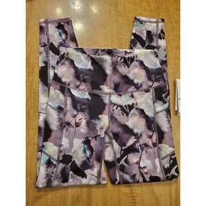 GAIAM XS Ankle Leggings OM High Rise Pocket 7/8 Sweet Grape New NWT
